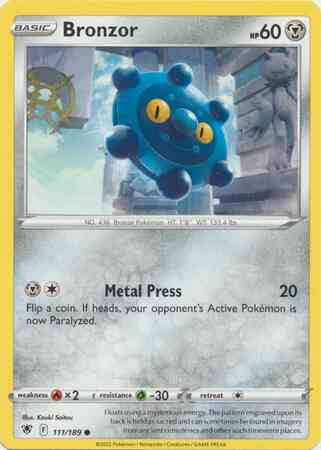 Bronzor - 111/189 - Common [swsh10-111] [Non-Holo]