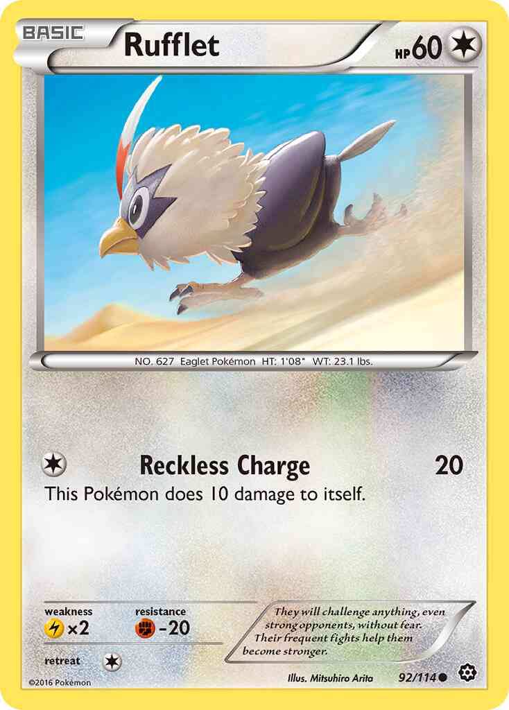 Rufflet - 92/114 - Common [xy11-92] [Non-Holo]