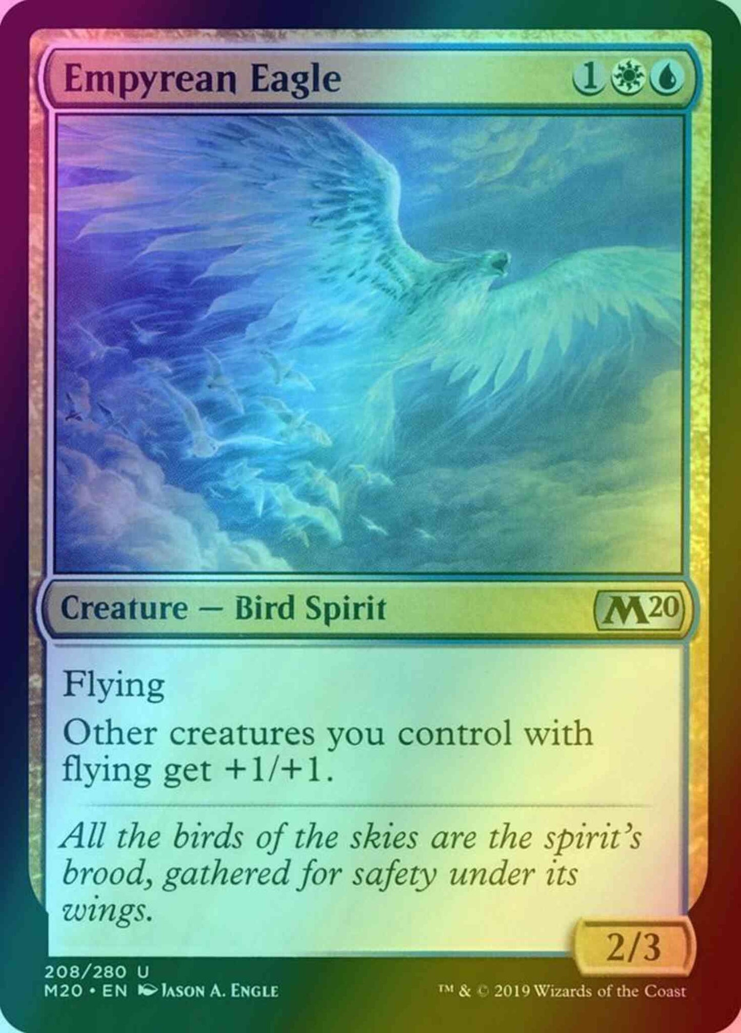Empyrean Eagle [208] [Core Set 2020] [Foil]