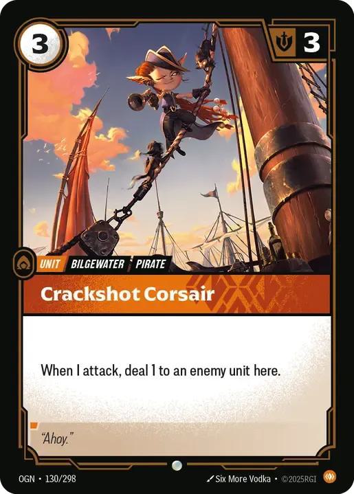 Crackshot Corsair - 130/298 [Origins] [Non-Foil]