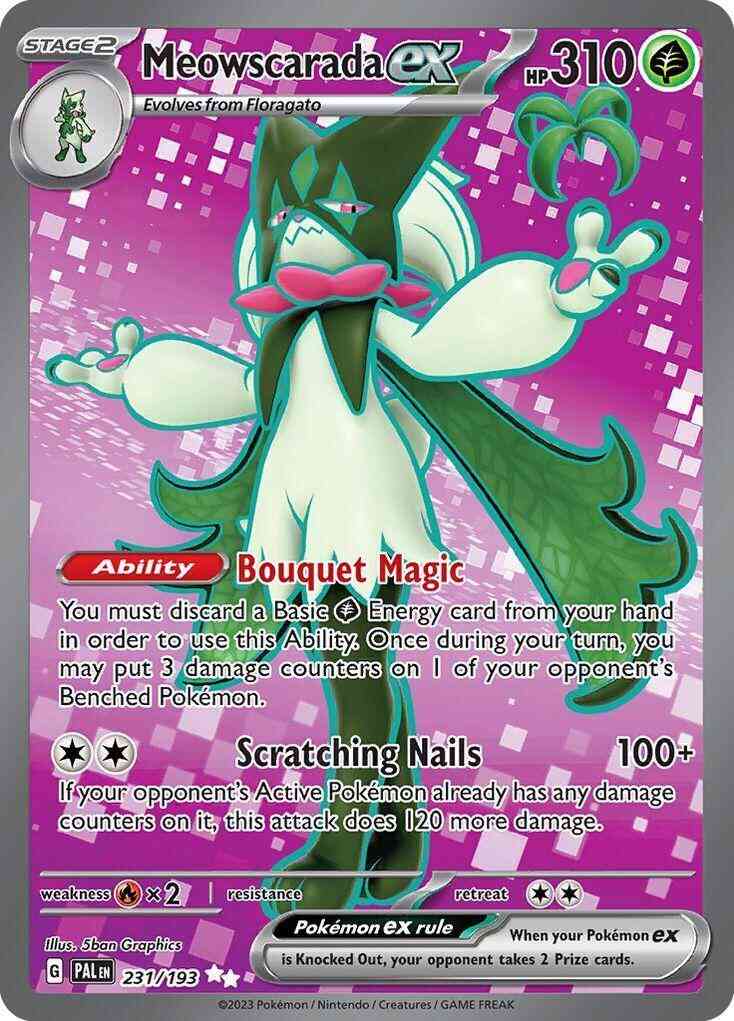 Meowscarada ex - 231/193 - Ultra Rare [sv02-231] [Ultra]