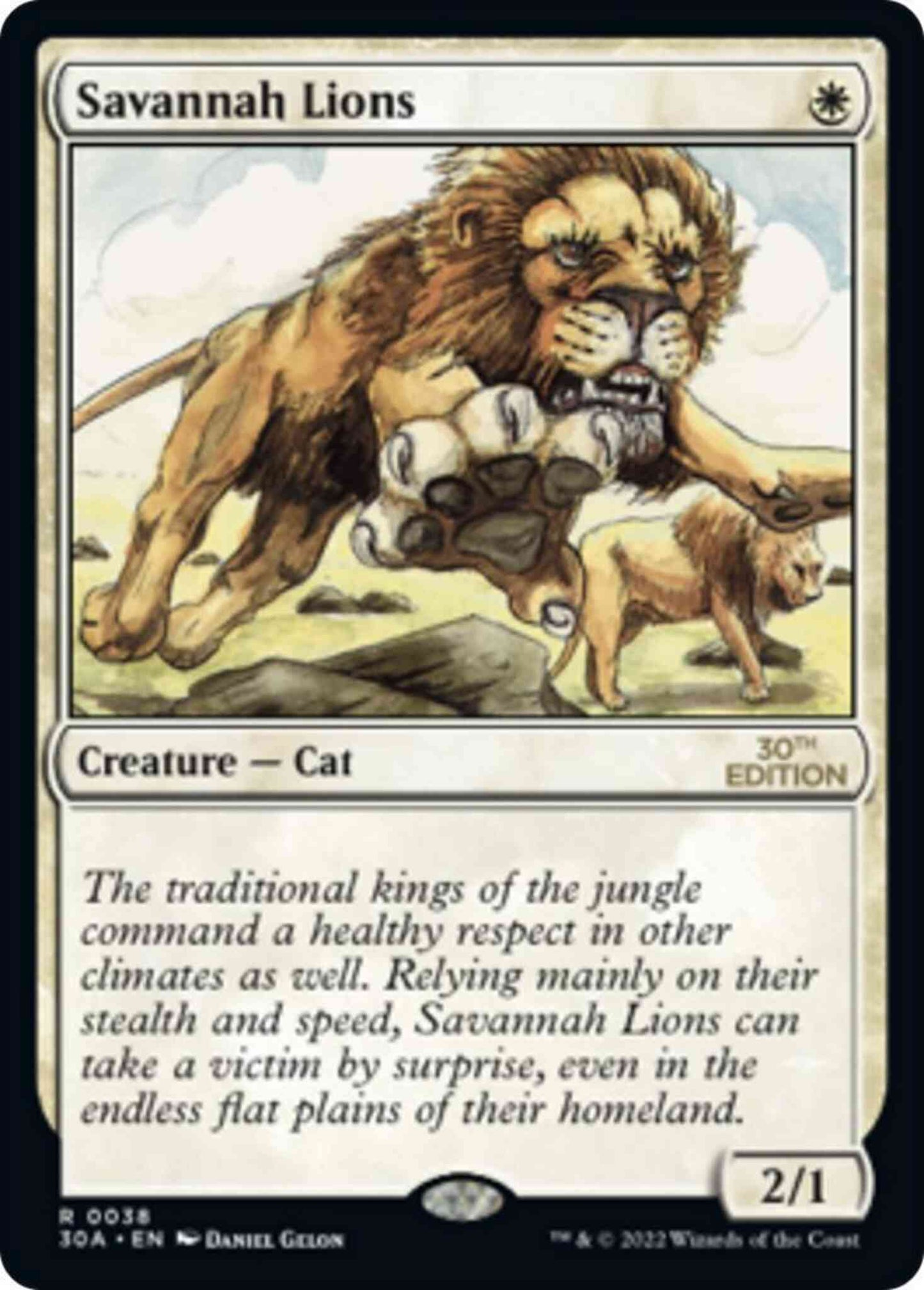 Savannah Lions [38] [30th Anniversary Edition] [Non-Foil]