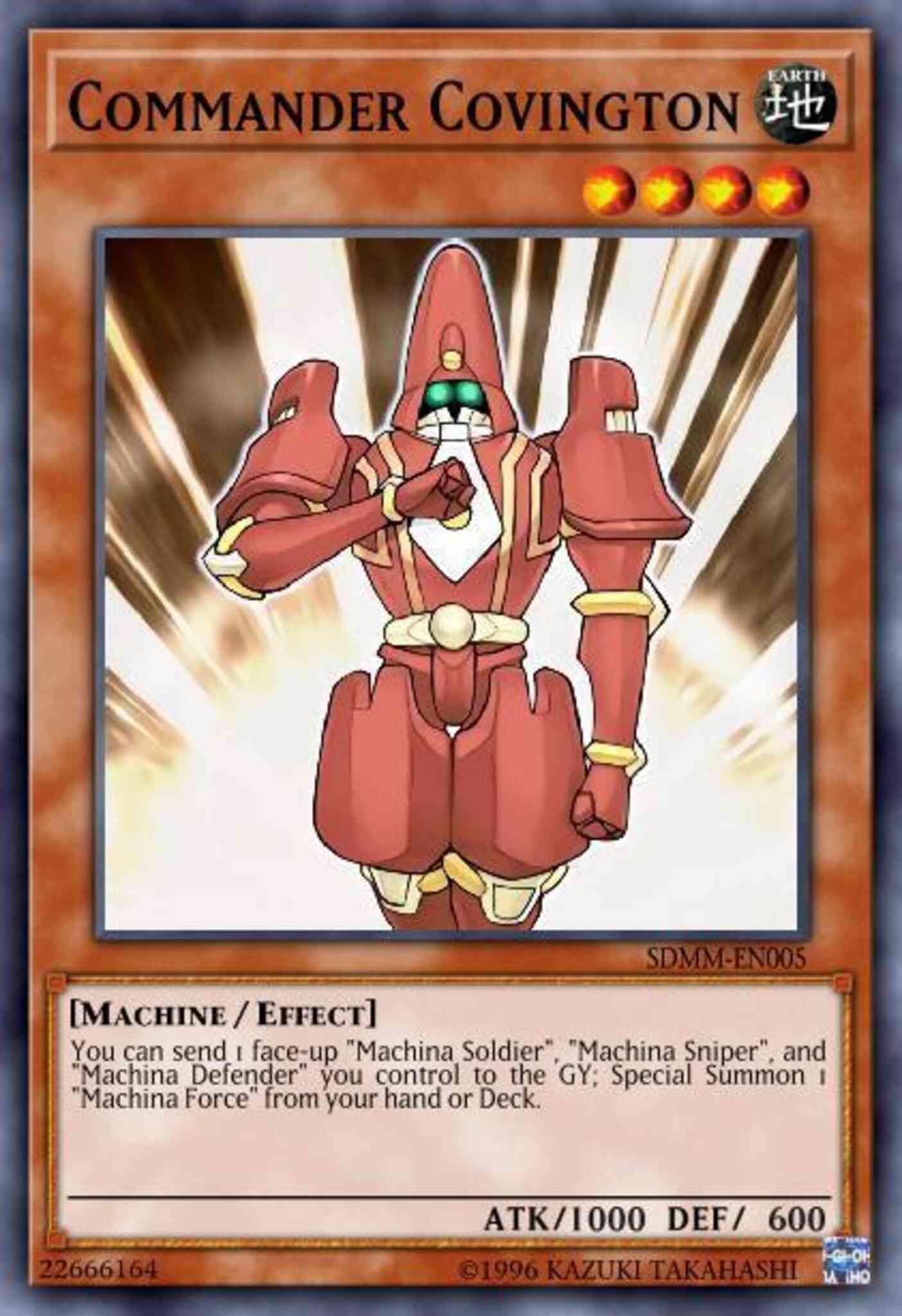 Commander Covington - LCYW-EN167 - Secret Rare - 1st Edition