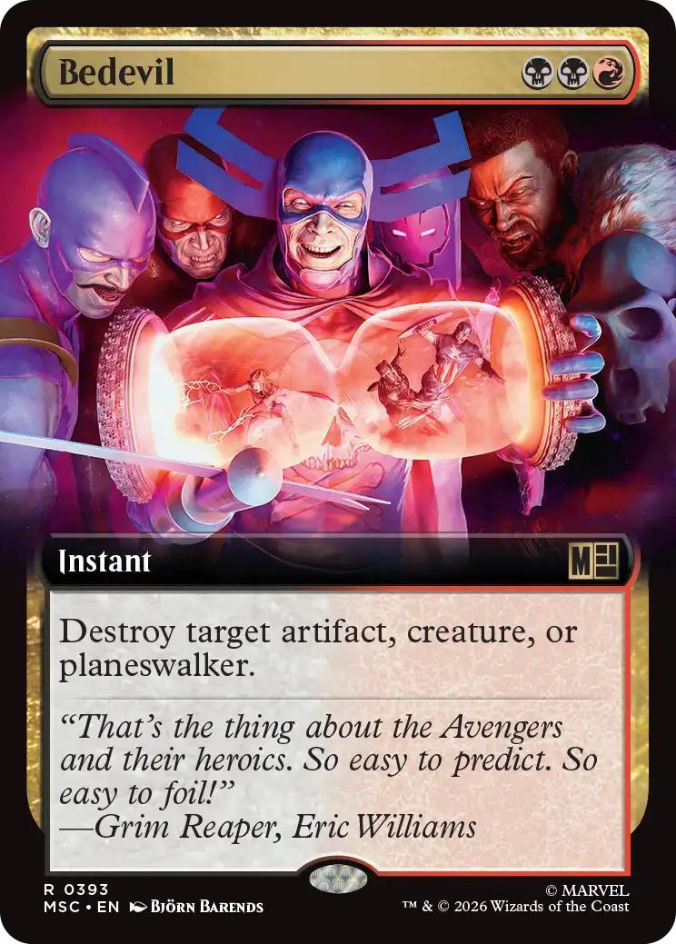 Bedevil [393] [Extended Art] [Marvel Super Heroes: Commander] [Non-Foil]