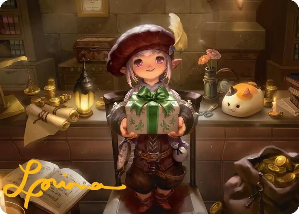 25/53 - Tataru Taru Art Card [FINAL FANTASY: Art Series] [Gold-Stamped]