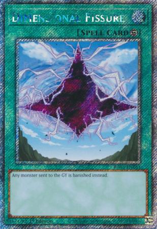 Dimensional Fissure - RA03-EN163 - Platinum Secret Rare - 1st Edition