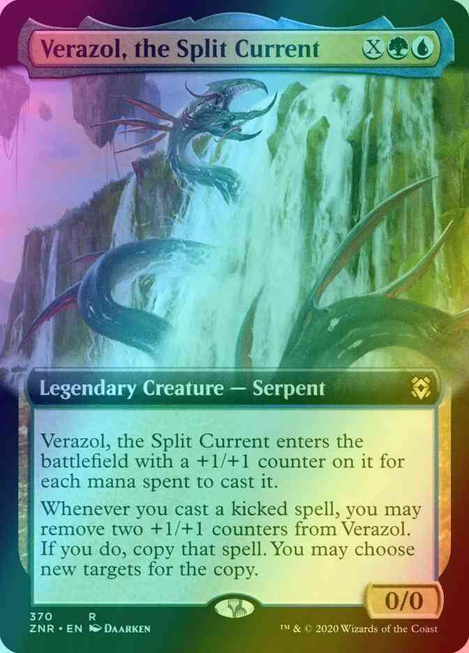 Verazol, the Split Current [370] [Extended Art] [Zendikar Rising] [Foil]