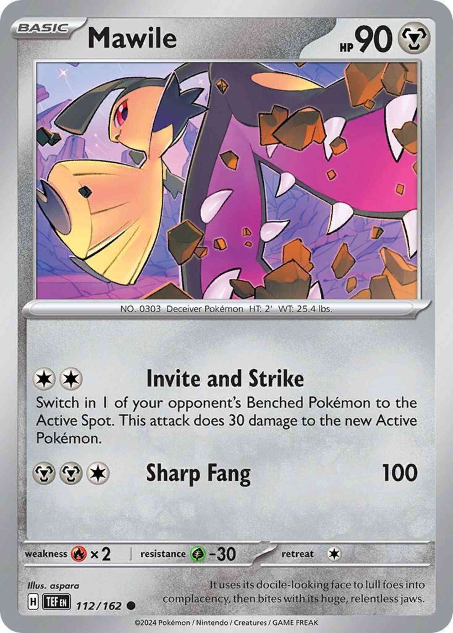 Mawile - 112/162 - Common [sv05-112] [Non-Holo]