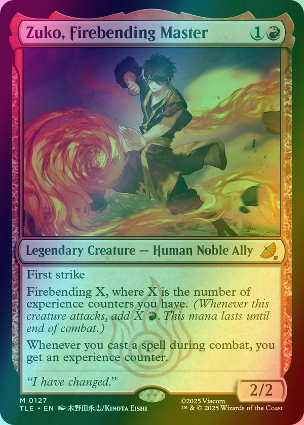 Zuko, Firebending Master [127] [Avatar: The Last Airbender Eternal] [Foil]