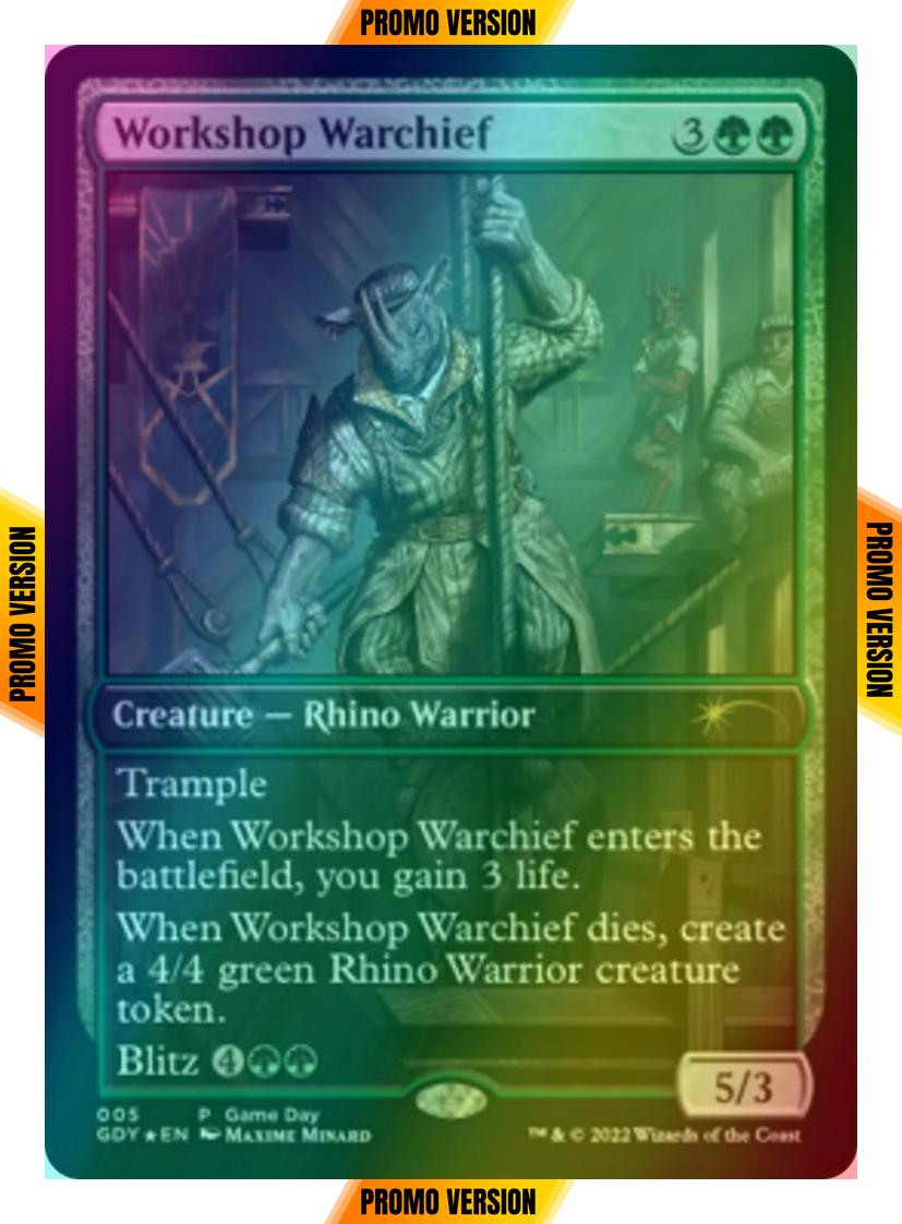 Workshop Warchief [5] [Game Day Promos] [Foil]