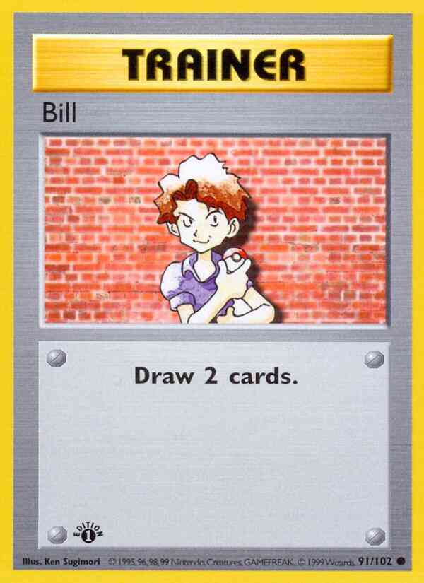 Bill - 91/102 - Common - 1st Edition [base1-91] [Non-Holo]