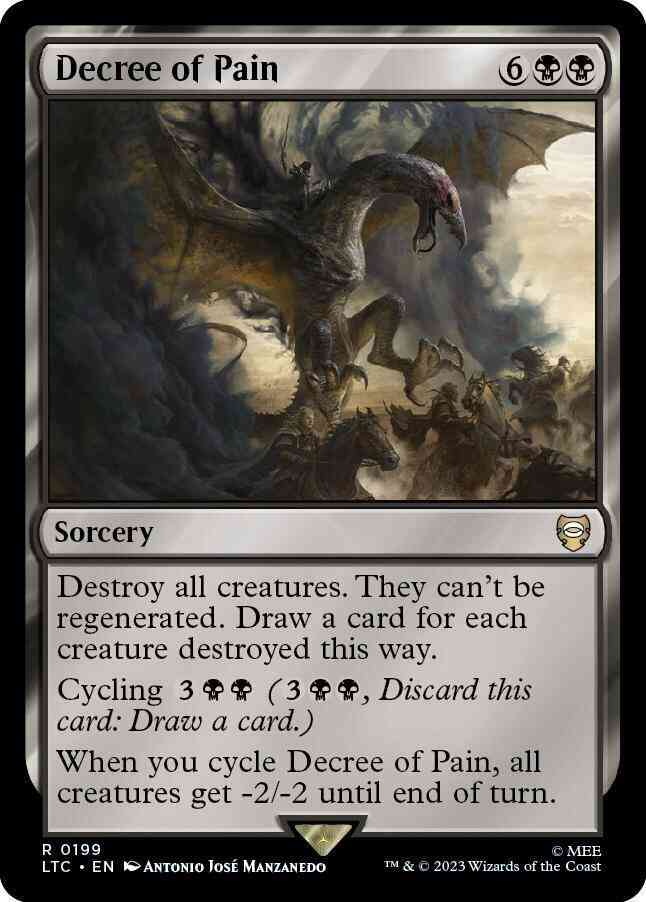 Decree of Pain [199] [The Lord of the Rings: Tales of Middle-earth: Commander] [Non-Foil]