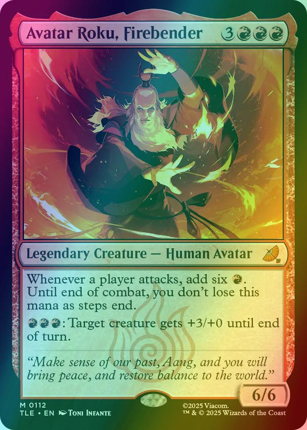 Avatar Roku, Firebender [112] [Avatar: The Last Airbender Eternal] [Foil]