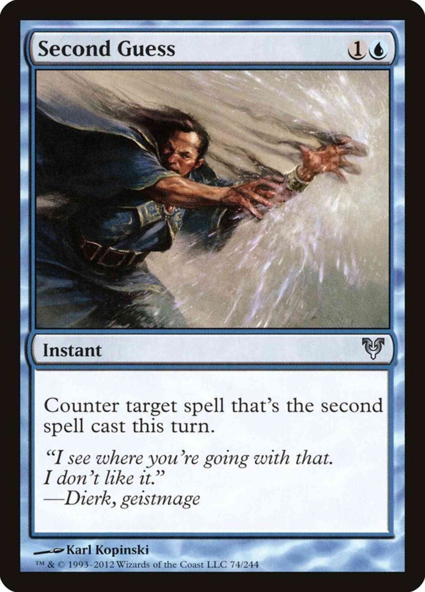 Second Guess [74] [Avacyn Restored] [Non-Foil]