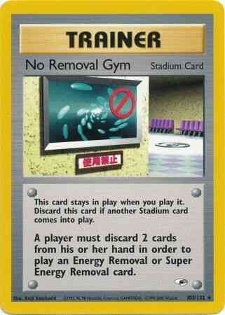 No Removal Gym - 103/132 - Rare - Unlimited [gym1U-103] [Non-Holo]