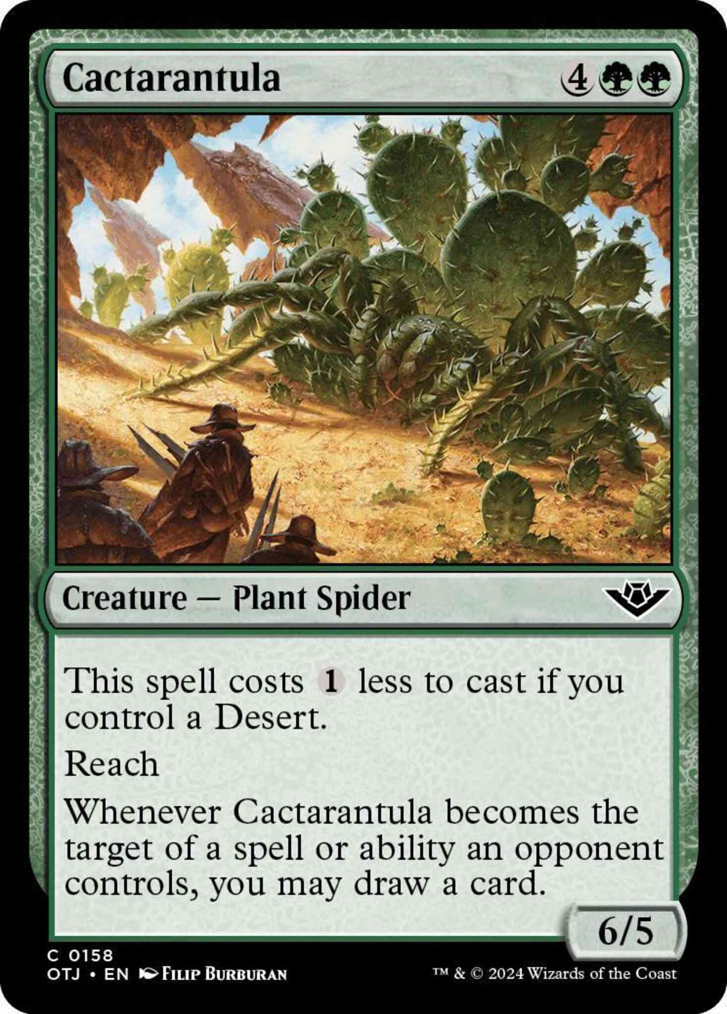 Cactarantula [158] [Outlaws of Thunder Junction] [Non-Foil]