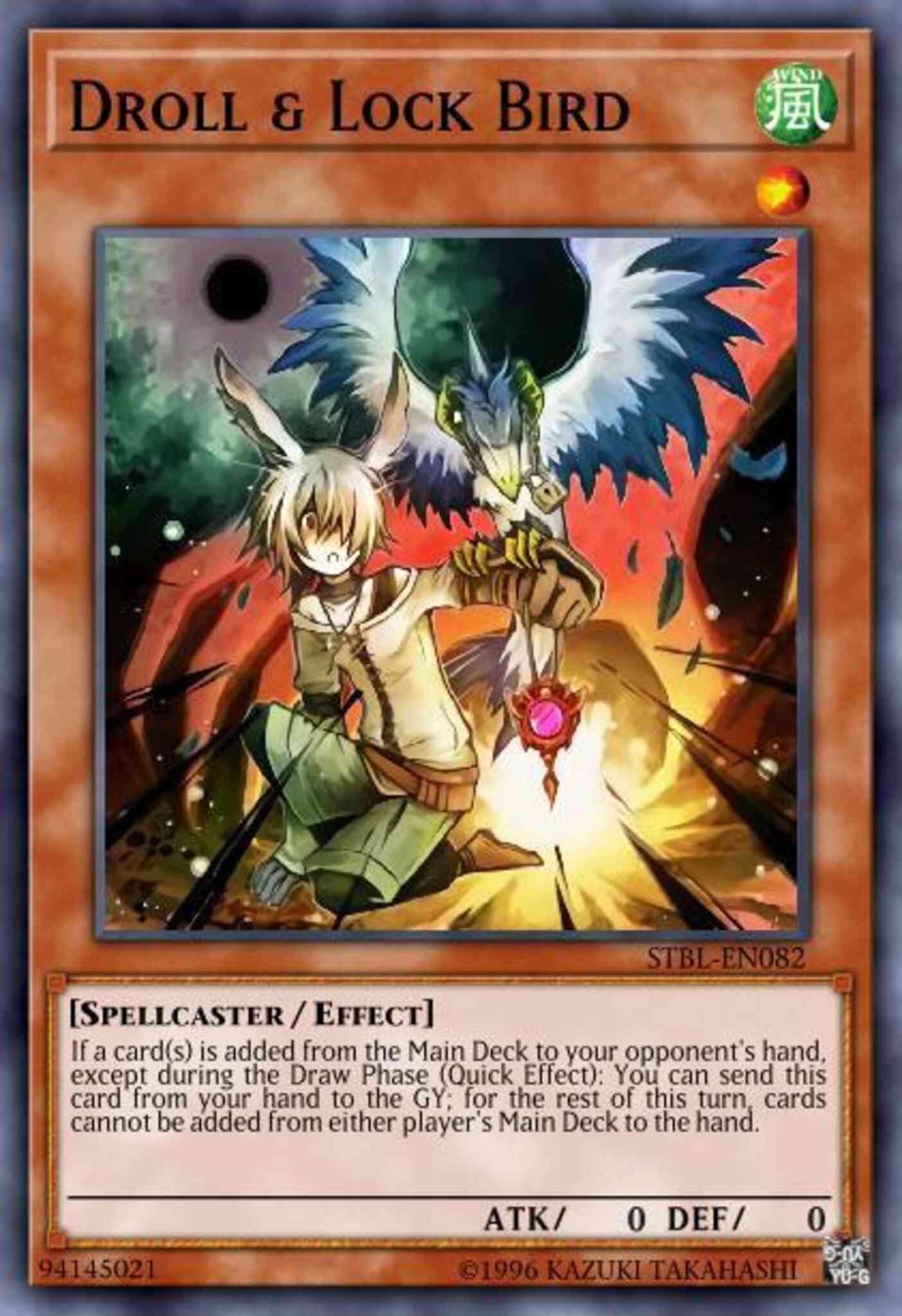 Droll & Lock Bird - OP01-EN004 - Super Rare - Unlimited