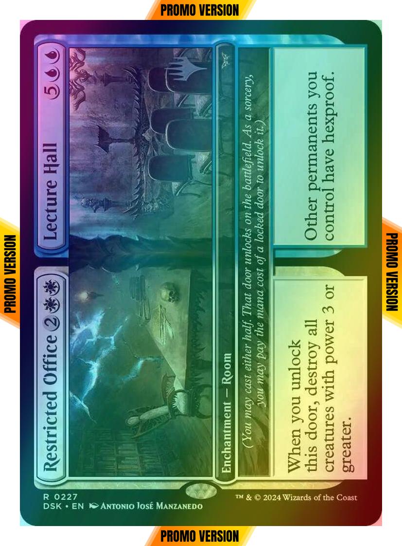 Restricted Office // Lecture Hall [227p] [Promo Pack] [Duskmourn: House of Horror: Promos] [Foil]