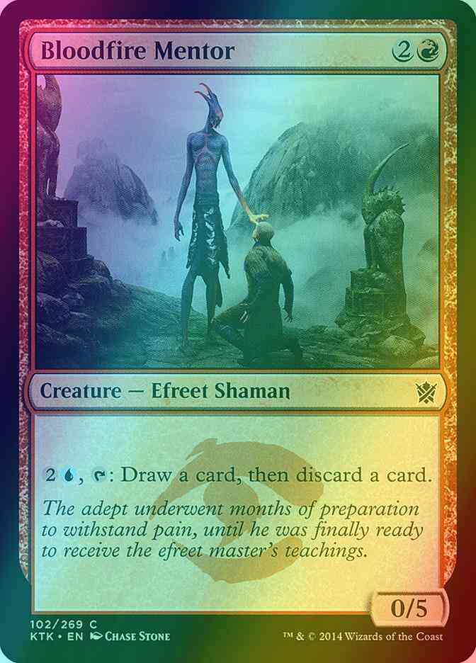Bloodfire Mentor [102] [Khans Of Tarkir] [Foil]