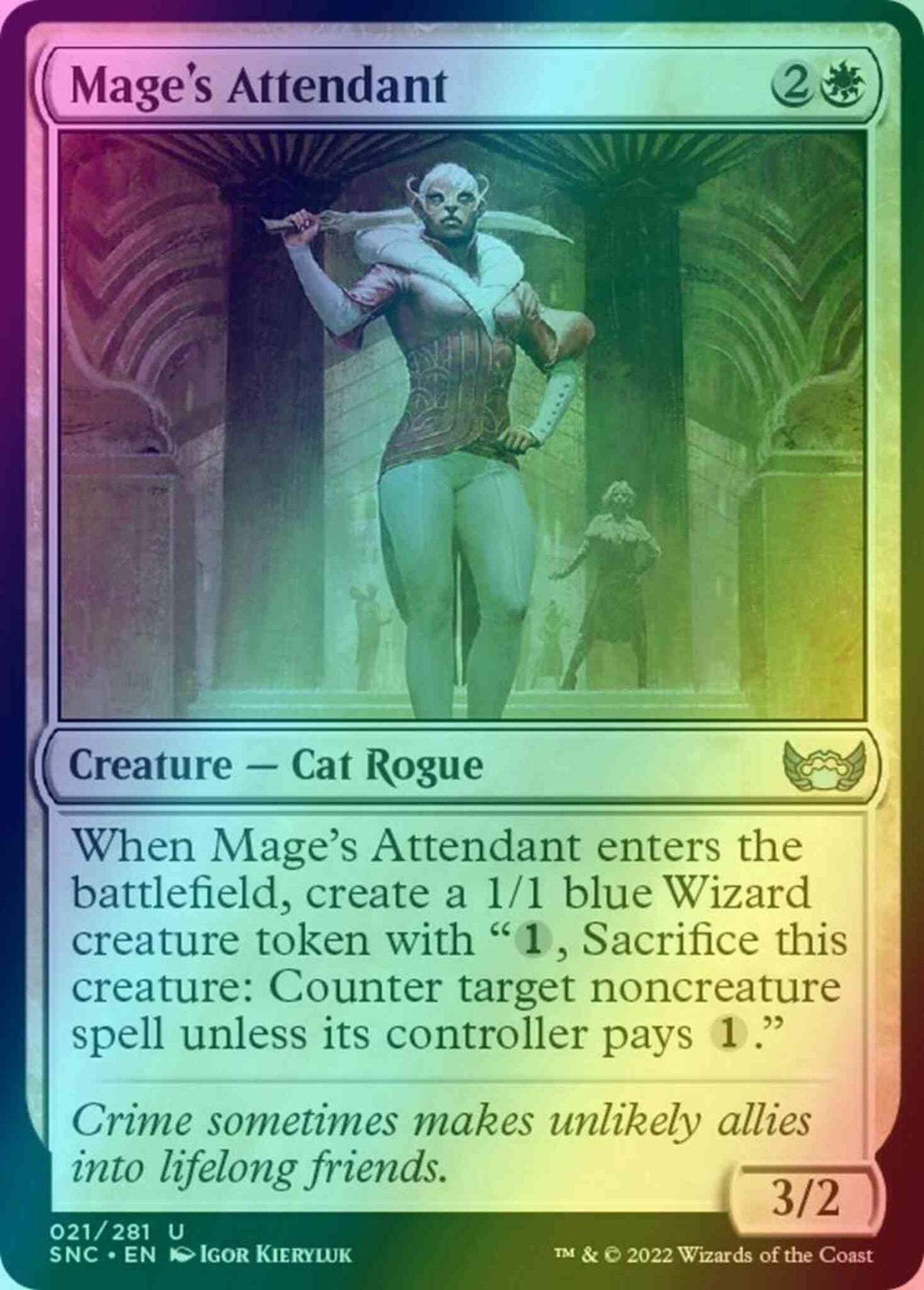 Mage's Attendant [21] [Streets of New Capenna] [Foil]