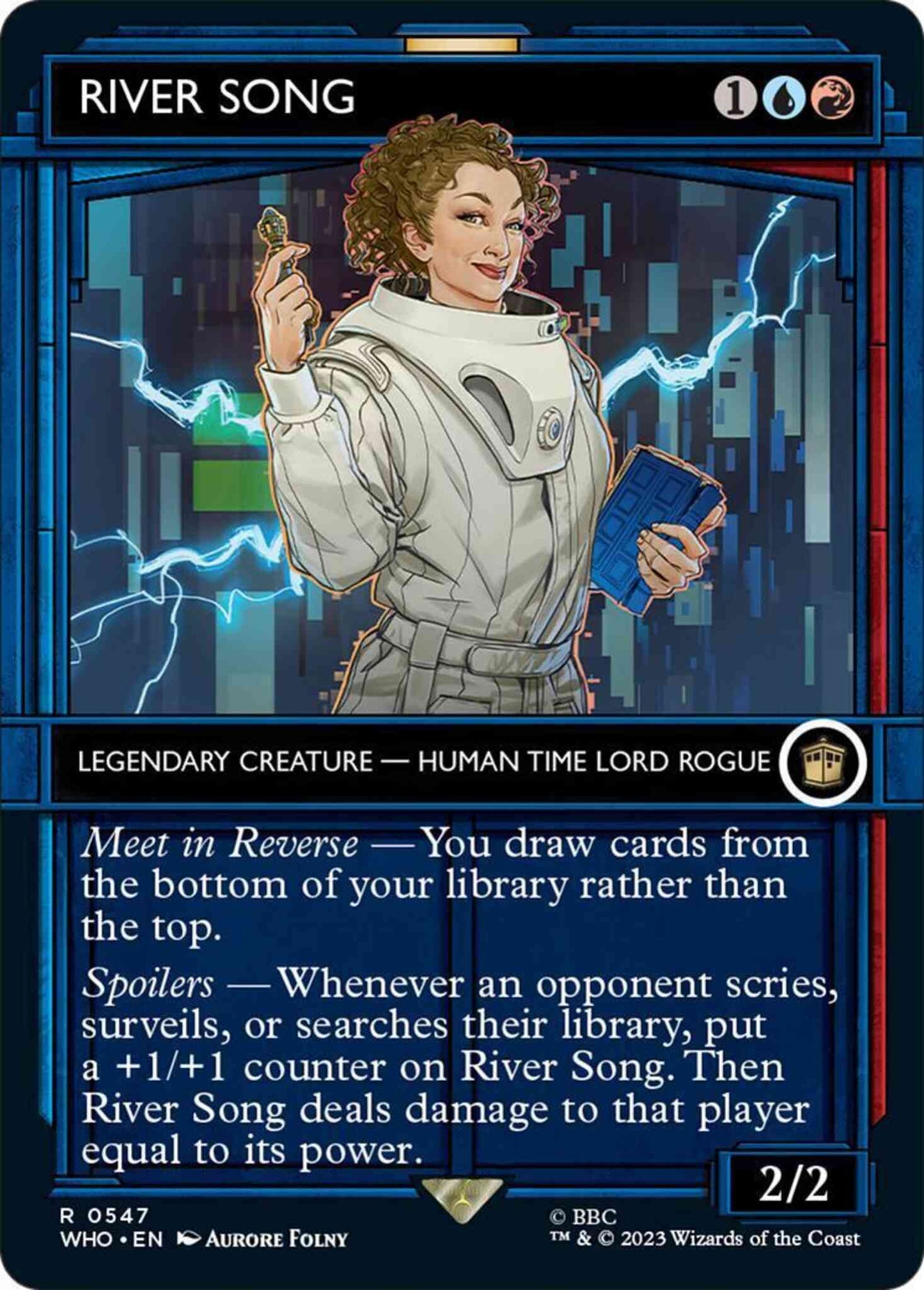 River Song [547] [TARDIS Showcase] [Universes Beyond: Doctor Who] [Non-Foil]