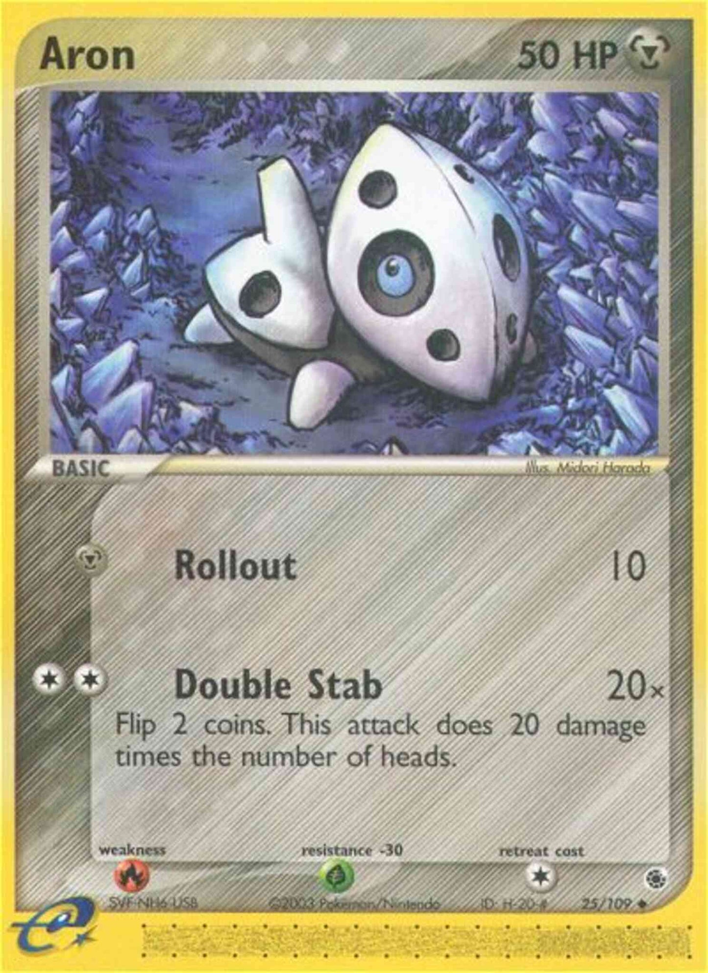 Aron - 25/109 - Uncommon [ex1-25] [Non-Holo]
