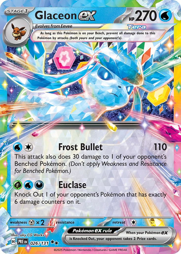 Glaceon ex - 026/131 - Double Rare [sv085-026] [Ultra]