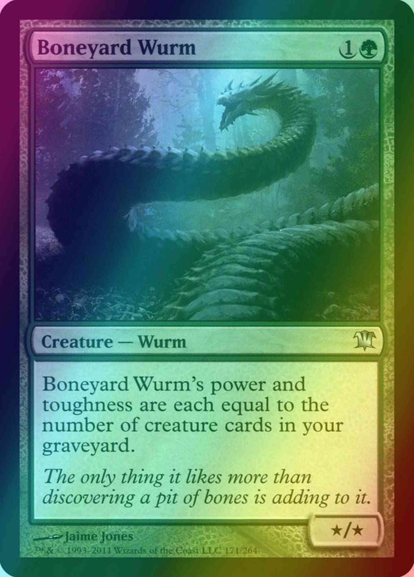 Boneyard Wurm [171] [Innistrad] [Foil]