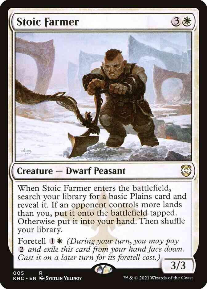 Stoic Farmer [5] [Kaldheim Commander] [Non-Foil]
