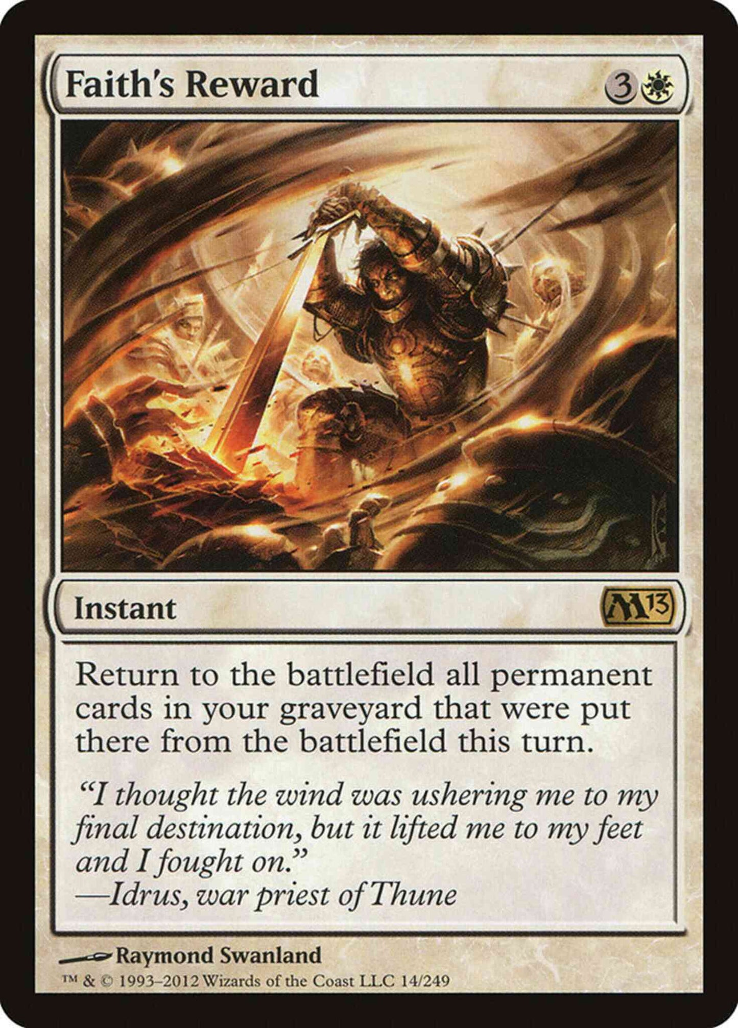 Faith's Reward [14] [Magic 2013] [Non-Foil]