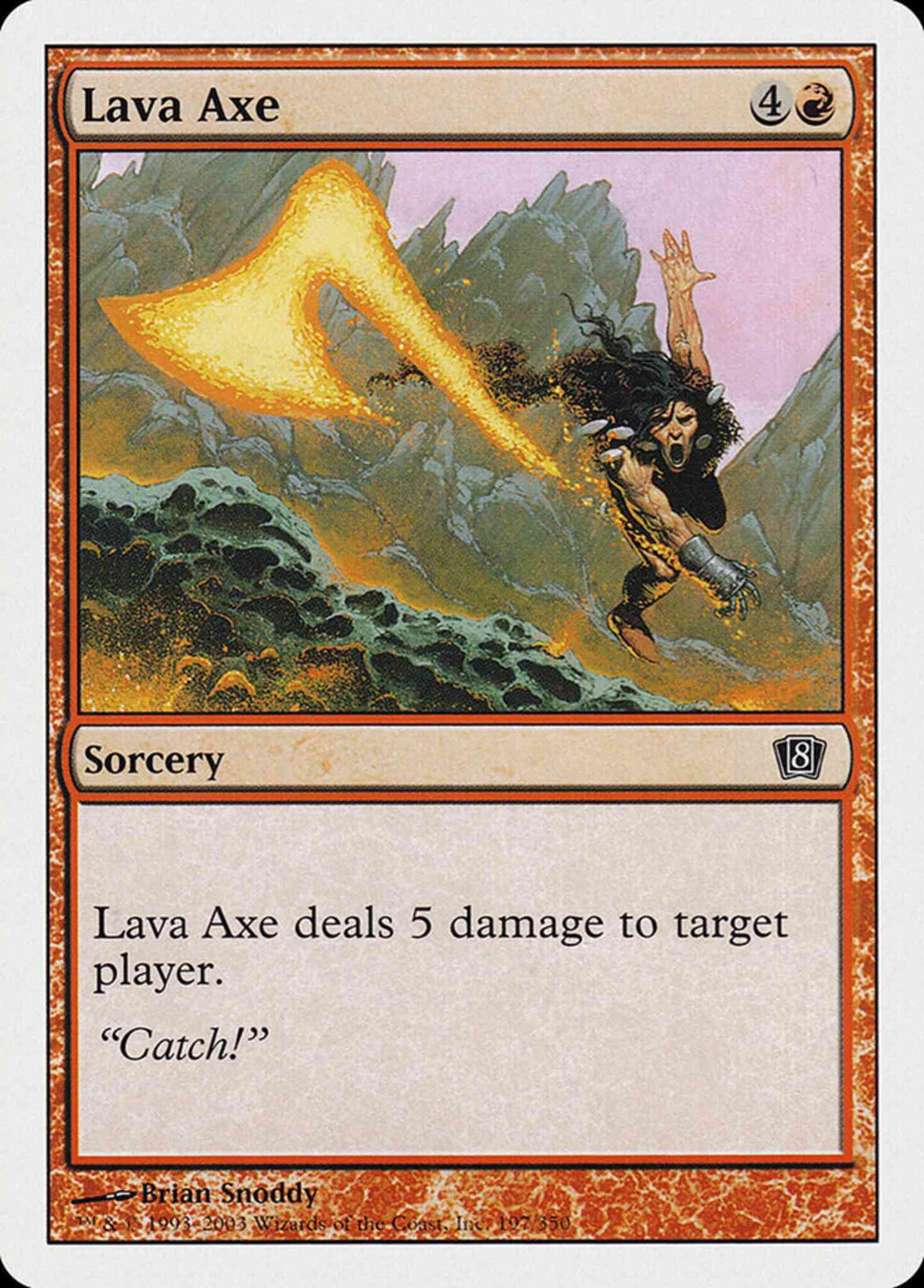 Lava Axe [197] [Eighth Edition] [Non-Foil]