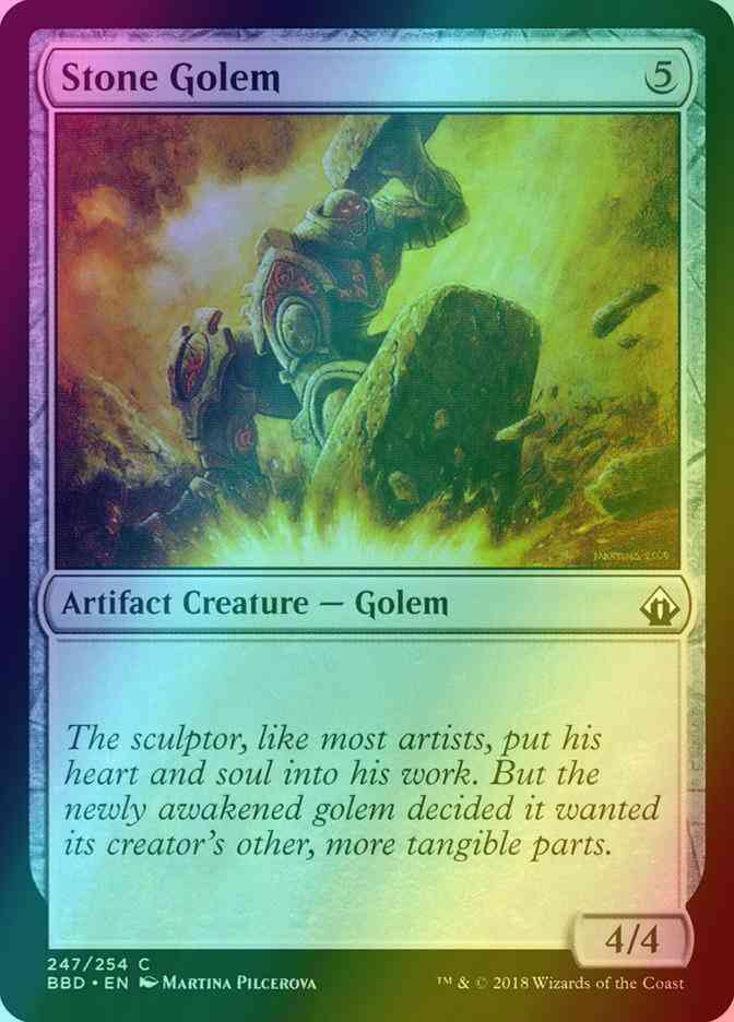 Stone Golem [247] [Battlebond] [Foil]