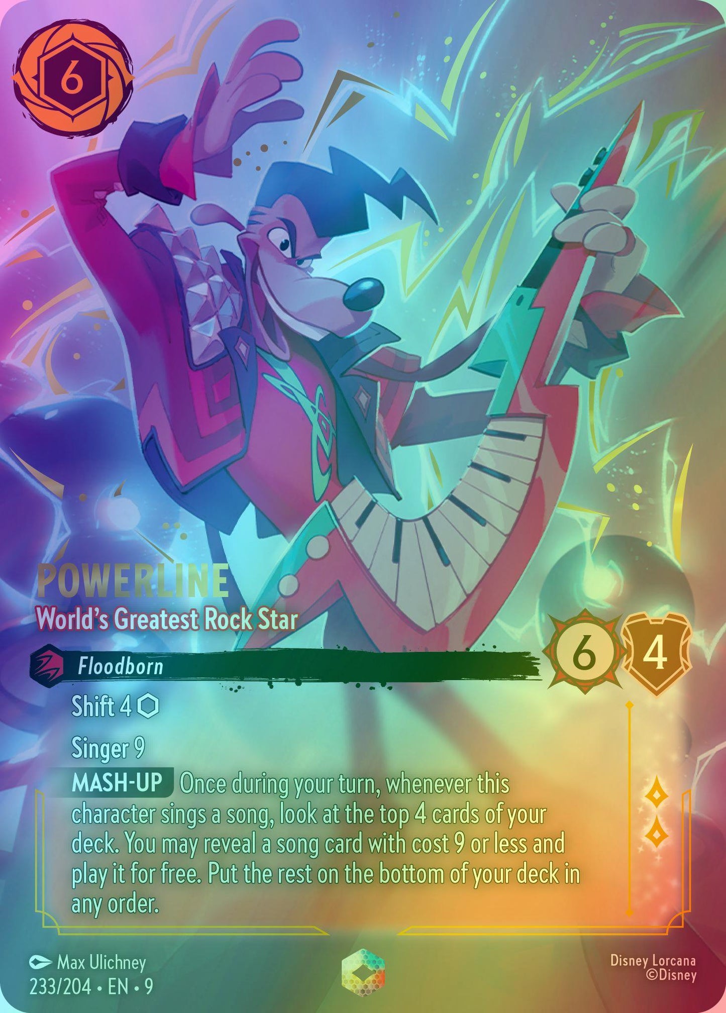 Powerline - World's Greatest Rock Star (Enchanted) - 233/204 [Fabled] [Holofoil]