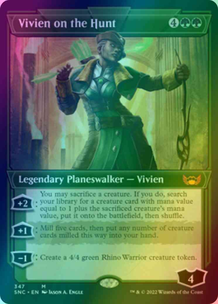 Vivien on the Hunt [347] [Art Deco Showcase] [Streets of New Capenna] [Foil]