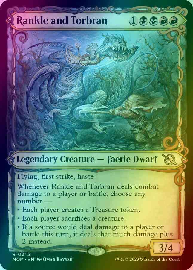 Rankle and Torbran [315] [Planar Showcase] [March of the Machine] [Foil]