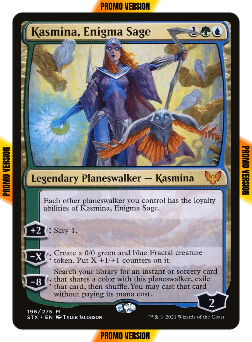 Kasmina, Enigma Sage [Promo Pack] [196p] [Strixhaven: School of Mages Promos] [Non-Foil]