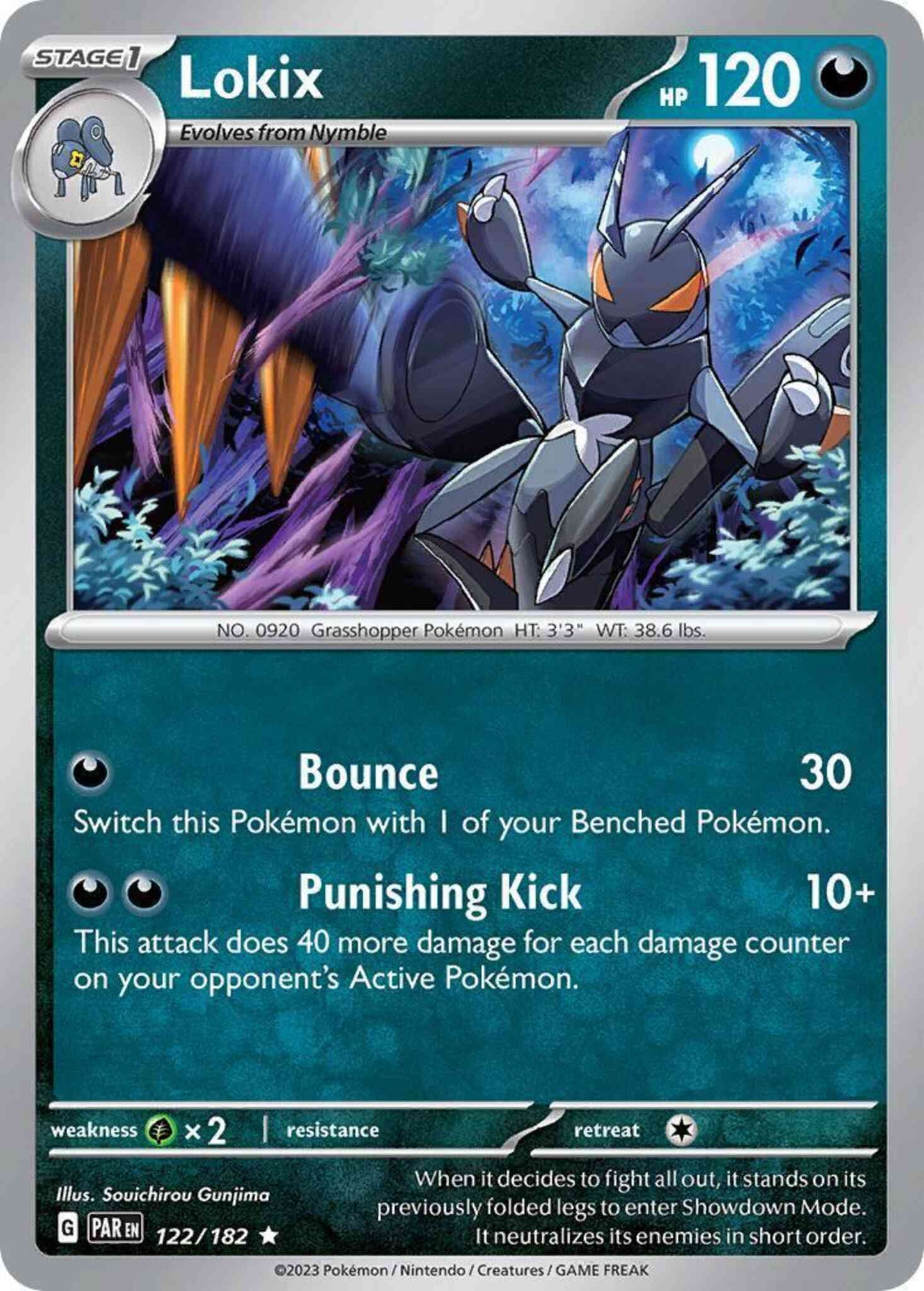 Lokix - 122/182 - Rare [sv04-122] [Holo]
