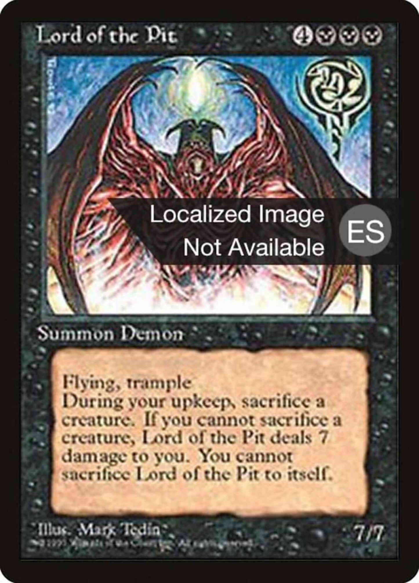 Lord of the Pit - Japanese [144] [Fourth Edition Black Border: Japanese] [Non-Foil]