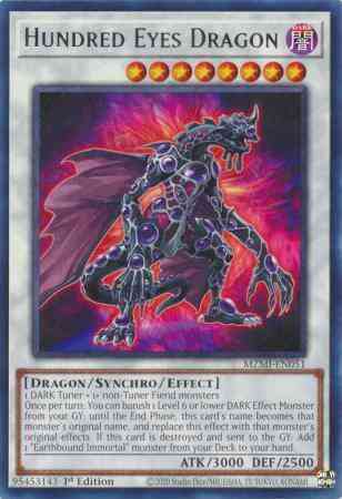 Hundred Eyes Dragon - MZMI-EN051 - Rare - 1st Edition