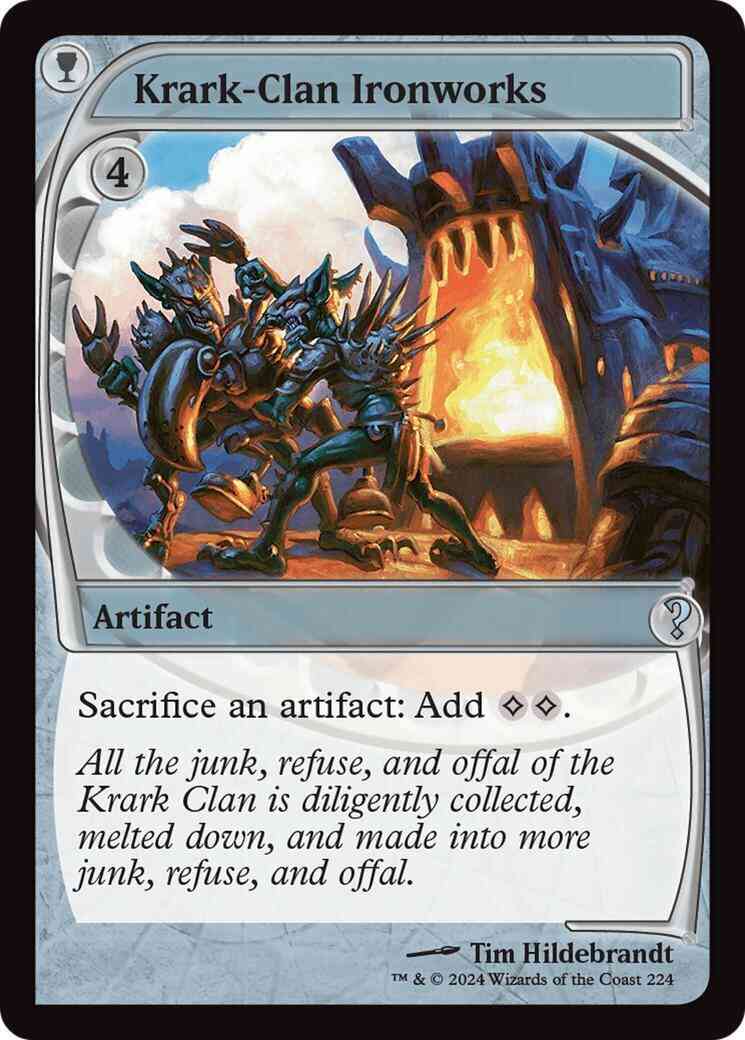 Krark-Clan Ironworks [224] [Future Frame] [Mystery Booster 2] [Non-Foil]