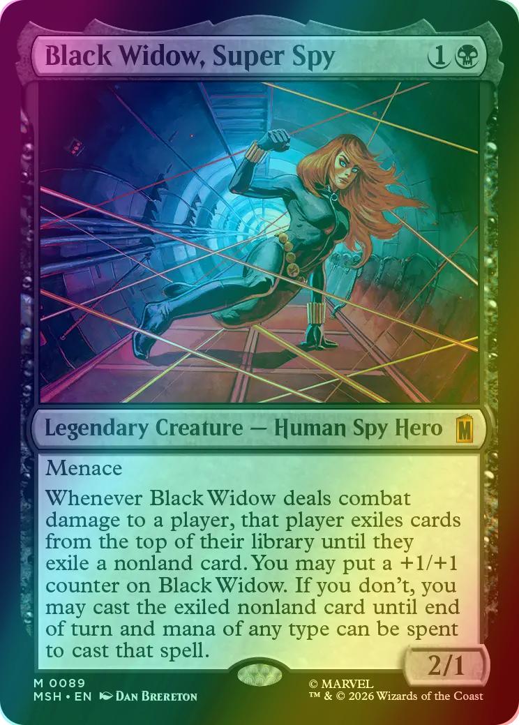 Black Widow, Super Spy [89] [Marvel Super Heroes] [Foil]
