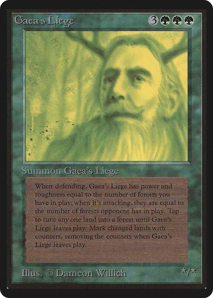 Gaea's Liege [197] [Limited Edition Beta] [Non-Foil]
