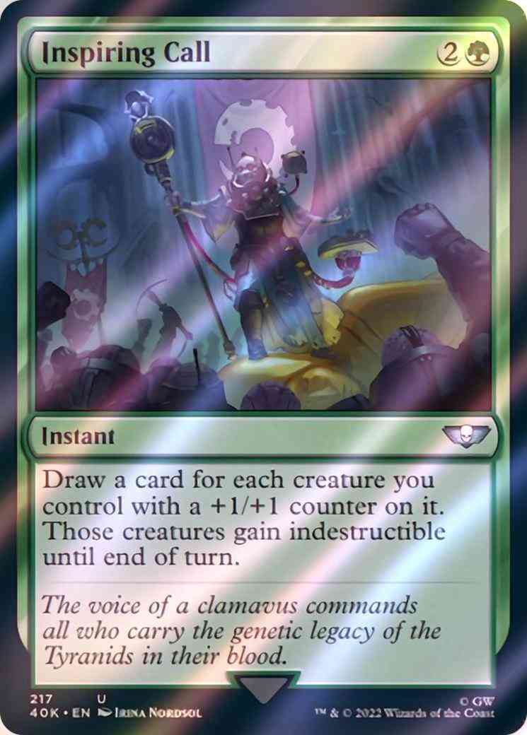 Inspiring Call [217] [Universes Beyond: Warhammer 40,000] [Surge Foil]