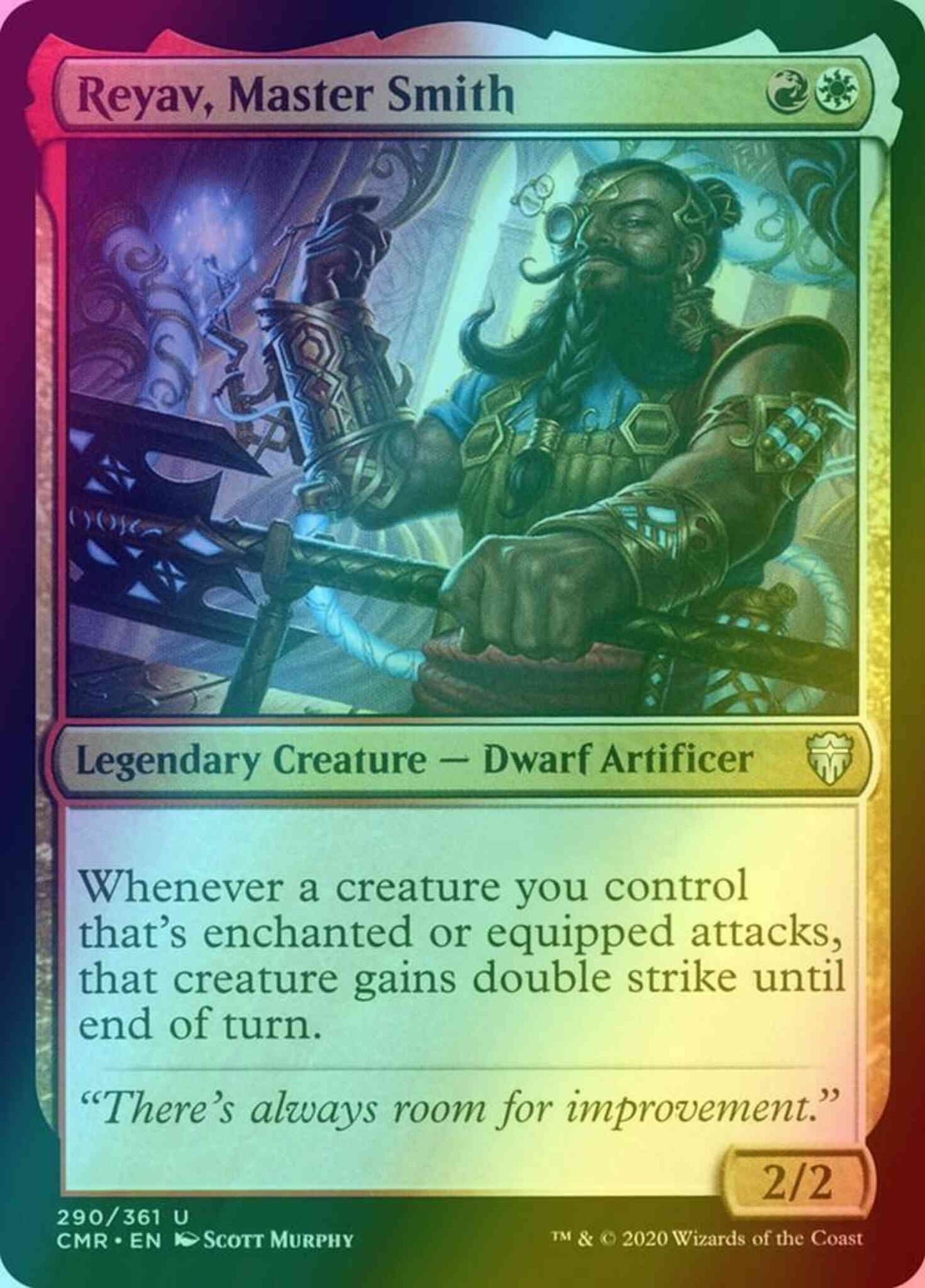 Reyav, Master Smith [290] [Commander Legends] [Foil]