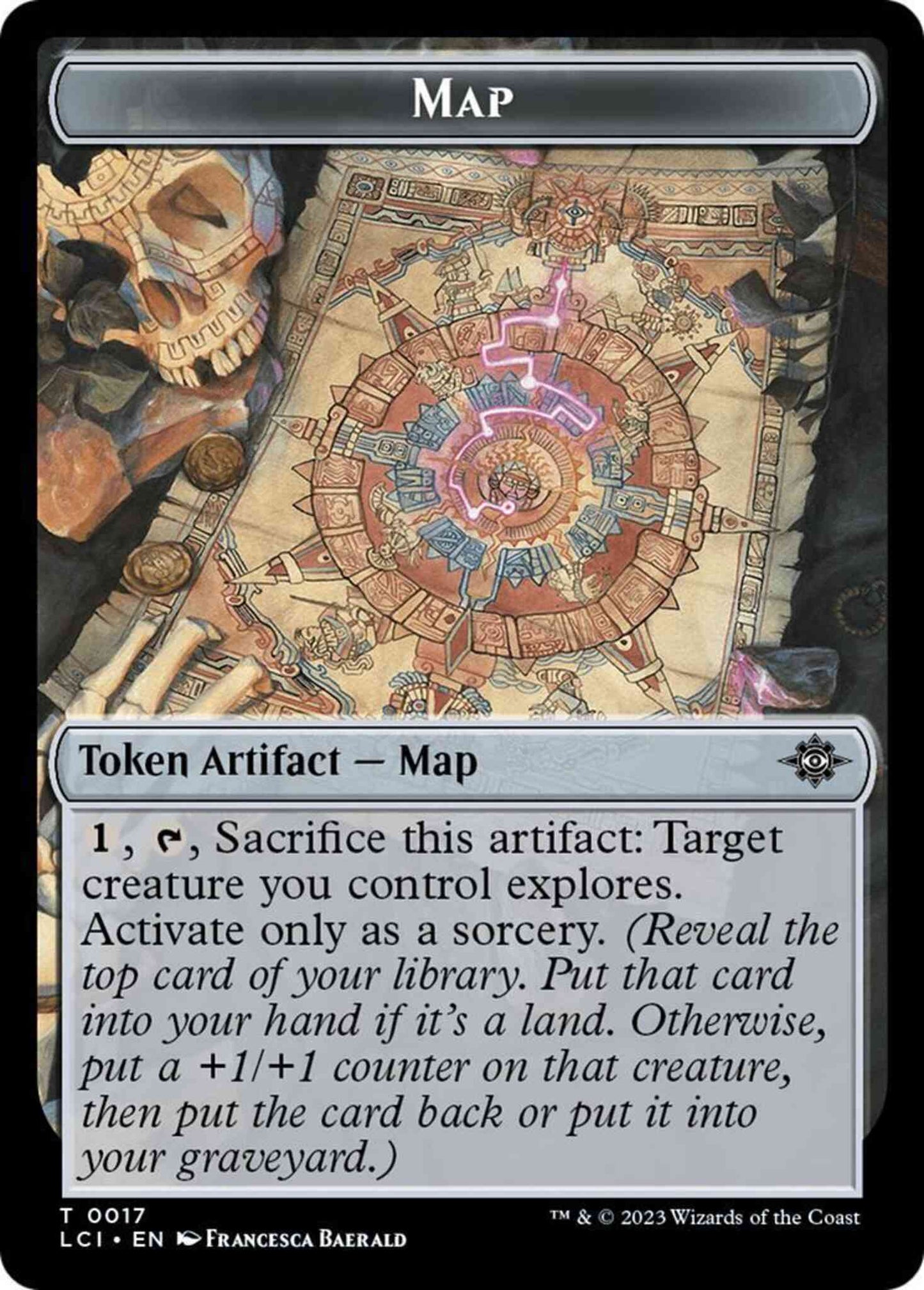 Map Token (17) // Merfolk Token (05) [The Lost Caverns of Ixalan: Tokens] [Non-Foil]