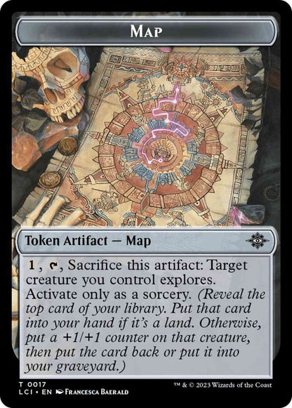 Map Token (17) // Merfolk Token (05) [The Lost Caverns of Ixalan: Tokens] [Non-Foil]