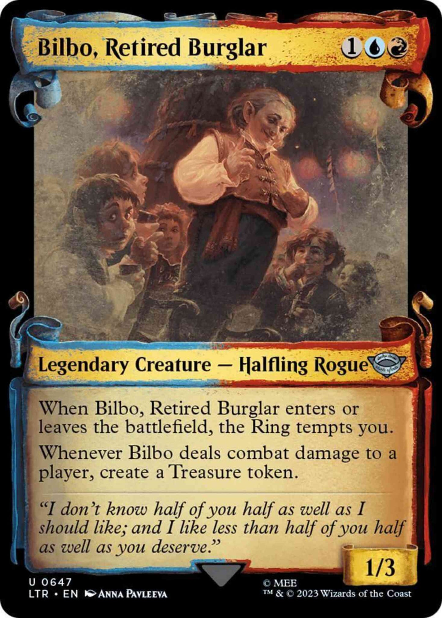 Bilbo, Retired Burglar [647] [Scrolls Showcase] [The Lord of the Rings: Tales of Middle-earth] [Non-Foil]