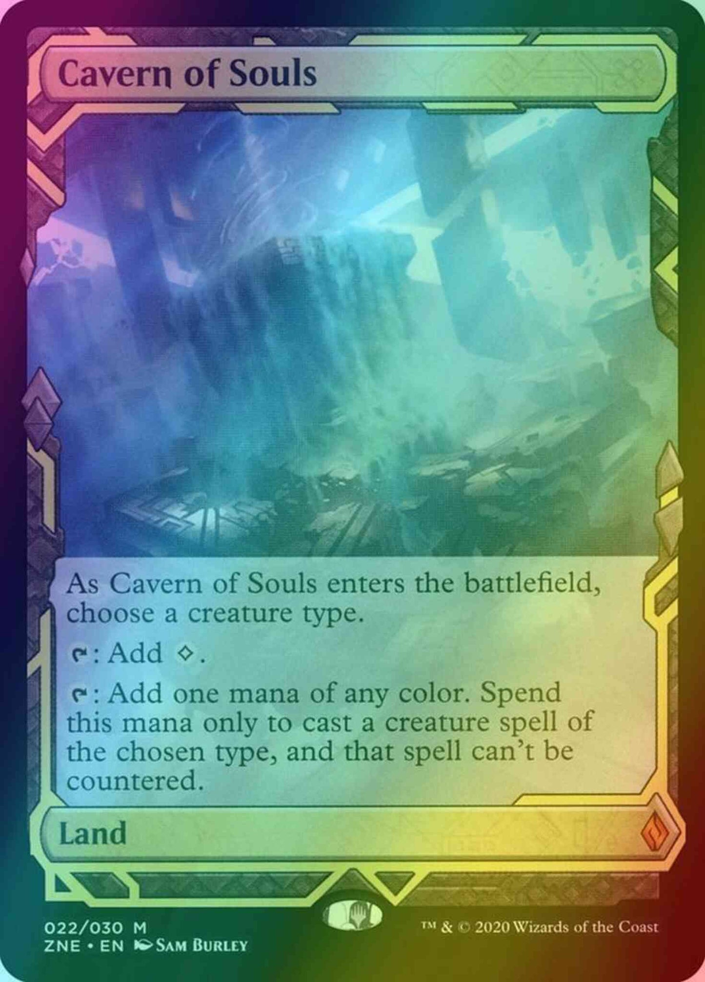 Cavern of Souls [22] [Masterpiece Series] [Zendikar Rising Expeditions] [Foil]