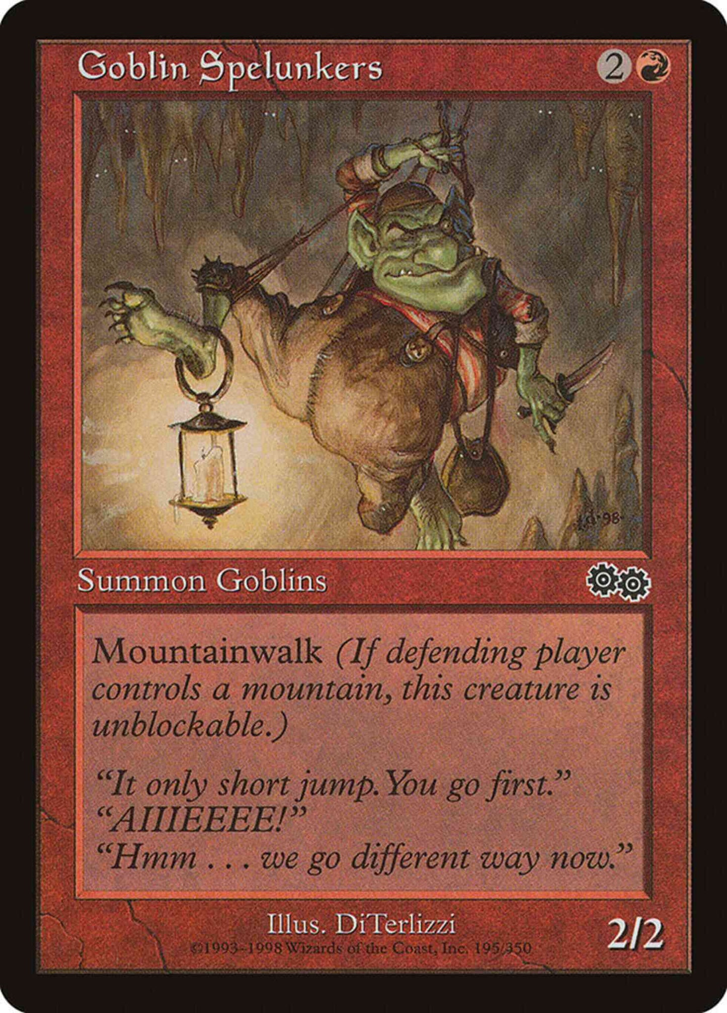 Goblin Spelunkers [195] [Urza's Saga] [Non-Foil]