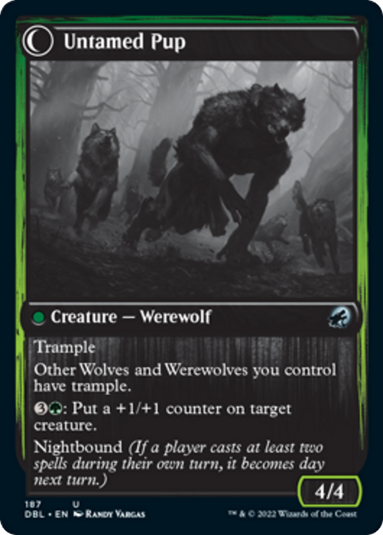 Hound Tamer // Untamed Pup [187] [Innistrad: Double Feature] [Non-Foil]